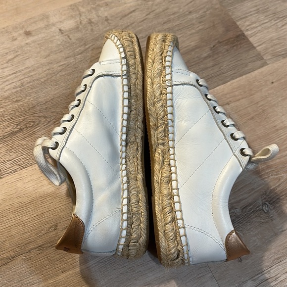 Soludos espadrille sneakers - white and rose gold - Picture 3 of 6